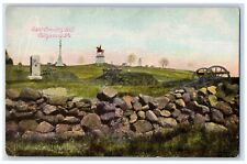 c1910's East Cemetery Hill Statue Cannon Gettysburg Pennsylvania PA Postcard picture