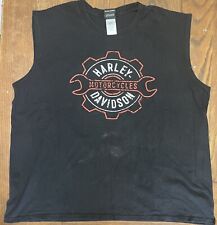 Harley Davidson Men’s T Shirt Sleeveless Black Size 3XL Panama City Beach EUC picture