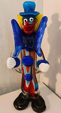 Vintage MURANO Hand-Blown Glass Clown 12