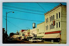 Columbus MS-Mississippi, J C Penney, Bank, Butlers, Vintage Postcard picture