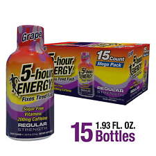 5-hour ENERGY Shot, Regular Strength, Grape, 15 Count picture