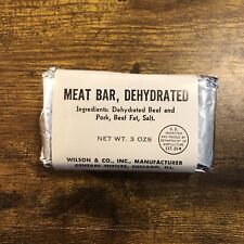 Vietnam War Era Survival Ration Dehydrated Meat Bar Feb 1968 picture