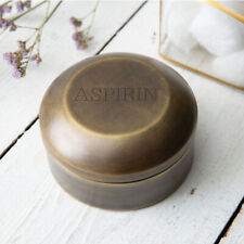 Antique Brass Aspirin Pill Box picture