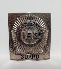 Vintage Obsolete Lincoln Controls, Inc.  Guard Badge #193  New York picture