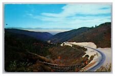 Scenic Roadway to Cloudcroft NM New Mexico Chrome Postcard Posted 1959 picture