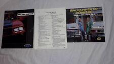 1983 Ford Mustang Sales Brochure+Color Option Sheet + How to Love Car In Ur Life picture