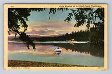 Hood Canal WA-Washington, Early Morning on Hood Canal, Vintage Postcard picture