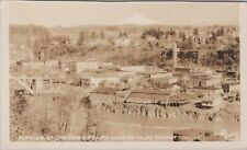 Oregon City with Mount Hood in the Distance Postcard RPPC Postcard picture