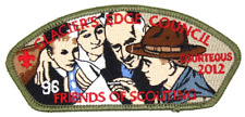 2012 Custom Numbered 96 FOS Green CSP Glacier's Edge Council Patch Wisconsin WI picture