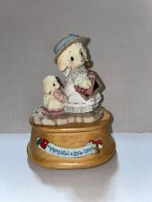 Enesco Mary Had A Little Lamb Music Box 1995 picture