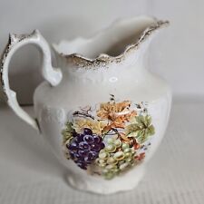 Antique Floral Pitcher  Naomi  Bottom Marking picture