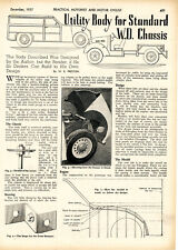 Utility Body  War Department  Standard Chassis W B Preston MMR 99  1957 article picture