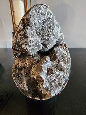 4.5kg natural Septarian Dragon quartz Crystal egg geode Mineral Specimen Healing picture