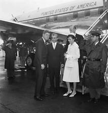 President Kennedy greets Shah Mohammad Reza Pahlavi Iran Empres- 1962 Old Photo picture