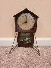 Vintage Lucky Ranger Wind Up Motion Clock Missing The Cowboy Untested  picture