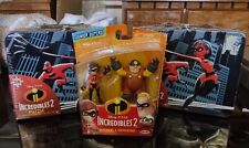 Incredibles 2 Jigsaw Puzzle Lunchbox Tins 24 Piece & Action Figure Set Nwt picture