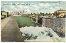 Canadian Lock Disaster 1909 Postcard Canada picture