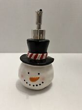 Ashland Christmas The Snowman Lotion / Soap Ceramic Dispenser picture