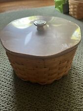 Longaberger Dealers Choice Bunco Basket 2005 Octagon With New Lid picture