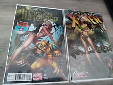 Savage Wolverine #1 Mile High Comics & Uncanny X-Men 12 J Scott Campbell Variant picture