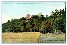Burlington Vermont Postcard Glimpse Ethan Allen Tower Park 1910 Raphael Tuck Son picture