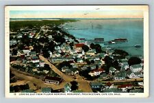 Provincetown MA-Massachusetts, Looking East Pilgrim Memorial Vintage Postcard picture