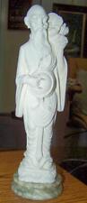 A. Giannelli Signed Alabaster Sculpture Asian Diety Italy 10 1/2
