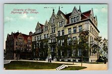 Chicago IL-Illinois, University, Physiology Building, Vintage Postcard picture