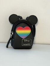 Disney Loungefly nuiMOs Pride Collection Mini Multicolor Backpack Mickey Mouse picture
