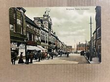 Postcard Leicester England UK Belgrave Gate Street Action Vintage PC picture