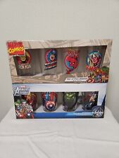 Marvel Comics Avengers Drinking Glasses 4-Pack Lot Of 2, New In Box /w Box Wear picture
