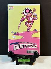 UNBELIEVABLE GWENPOOL #1 SKOTTIE YOUNG VARIANT COMIC NM MARVEL 2016 1ST PRINT picture