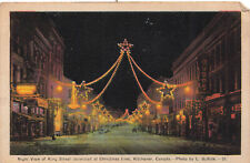 KITCHENER ON ONTARIO CANADA CHRISTMAS DECORATIONS AT NIGHT 102622 R picture