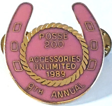 Accessories Unlimited 1989 9th Annual Posse 200 Lapel Pin (090923) picture