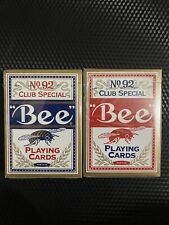 Bee Gold Standard Premium Poker Playing Cards Set of 2 (1 Blue 1 Red) picture