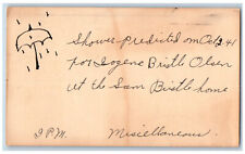 Woodward Iowa IA Postal Card Shower Predicted Sam Bristle Home 1941 Vintage picture