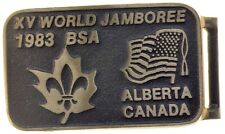 Max Silber 1983 National Jamboree Buckle - Mint picture