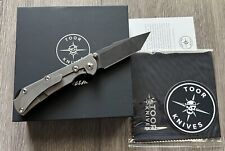 Toor Knives Chasm XLT Carbon - CPM-154CM / Black Oxide Tanto Blade / Stonewashed picture