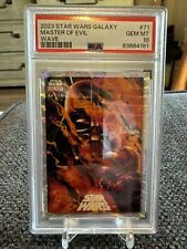 2023 Topps Star Wars Galaxy Master Of Evil Wave Refractor PSA GEM 10 🔥 picture
