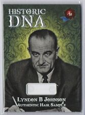 2022 Historic Autographs Prime LYNDON B JOHNSON Authentic DNA Hair Relic 111/190 picture