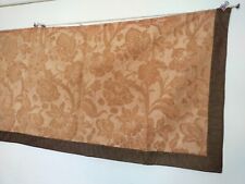 antique beautiful french floral brocade textile fabric fragment panel item491 picture