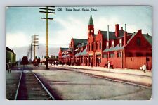 Ogden UT-Utah, Union Depot, Antique, Vintage Postcard picture
