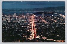 Postcard San Francisco At Night California picture