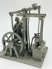 James Watt Steam Engine Pewter Figurine Franklin Mint  picture