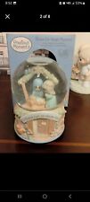Precious Moments Musical Waterball plays memories snow globe picture