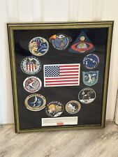 Apollo Space Mission Emblems Beta Fabric Patch Set Owens Corning Fiberglas NASA picture