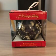 'It's A Wonderful Holiday Decoupage Ornament New Rare picture