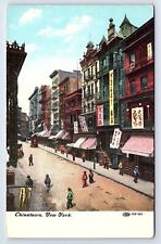 Postcard Chinatown New York City Store Fronts Street View picture