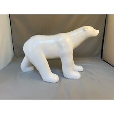 Vintage ceramic Polar Bear 11.5” H Figure picture