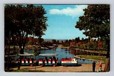 Montreal-Quebec, Mount Royal Park, Beaver Lake, Antique Vintage Postcard picture